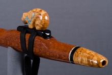 Leopardwood Native American Flute, Minor, Mid A#-4, #J61D (3)